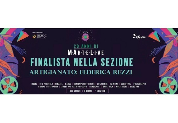 Interview with Federica Rezzi G, winner of the Lazio MarteLive 2021 final, crafts section