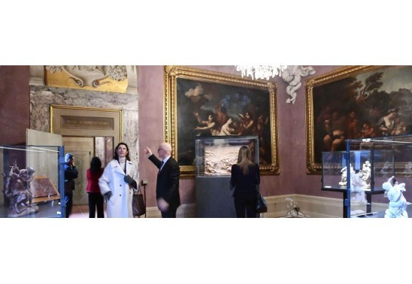 Florence - Inaugurated the exhibition "Arts in Dialogue. Late Baroque Sculptures from the Museo Ginori" on display at Palazzo Ma